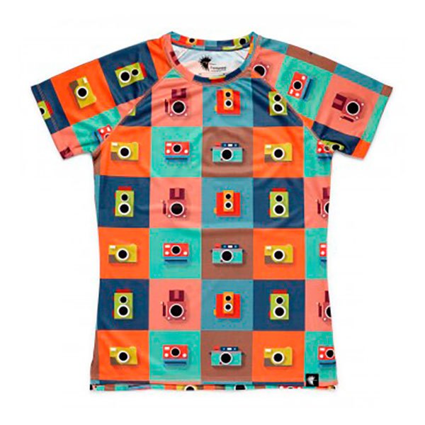 Hoopoe Color Cameras Short Sleeve T-shirt Mehrfarbig L Frau Hoopoe Color Cameras Short Sleeve T-shirt Mehrfarbig L Frau von Hoopoe