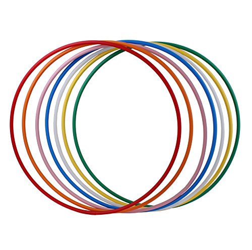 hoopomania® Hula Hoop Rohling, PE-20mm, SCHWARZ, Durchmesser 80cm von hoopomania