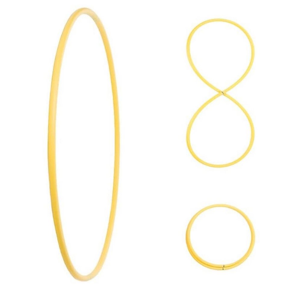 Hoopomania Hula-Hoop-Reifen Faltbarer Hula Hoop, HDPE-20mm, Gelb, Ø105 cm Hoopomania Hula-Hoop-Reifen Faltbarer Hula Hoop, HDPE-20mm, Gelb, Ø105 cm von Hoopomania