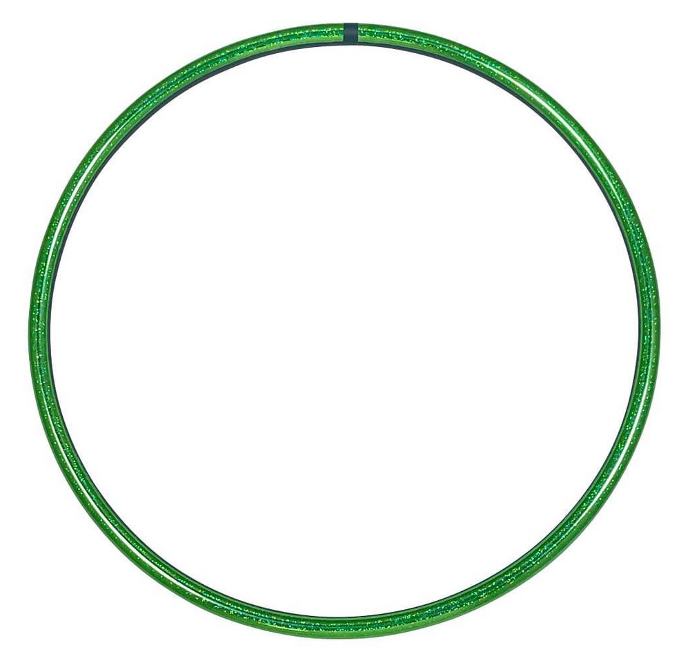 Hoopomania Hula-Hoop-Reifen Glitter Hula Hoop Reifen, Ø80cm Grün von Hoopomania