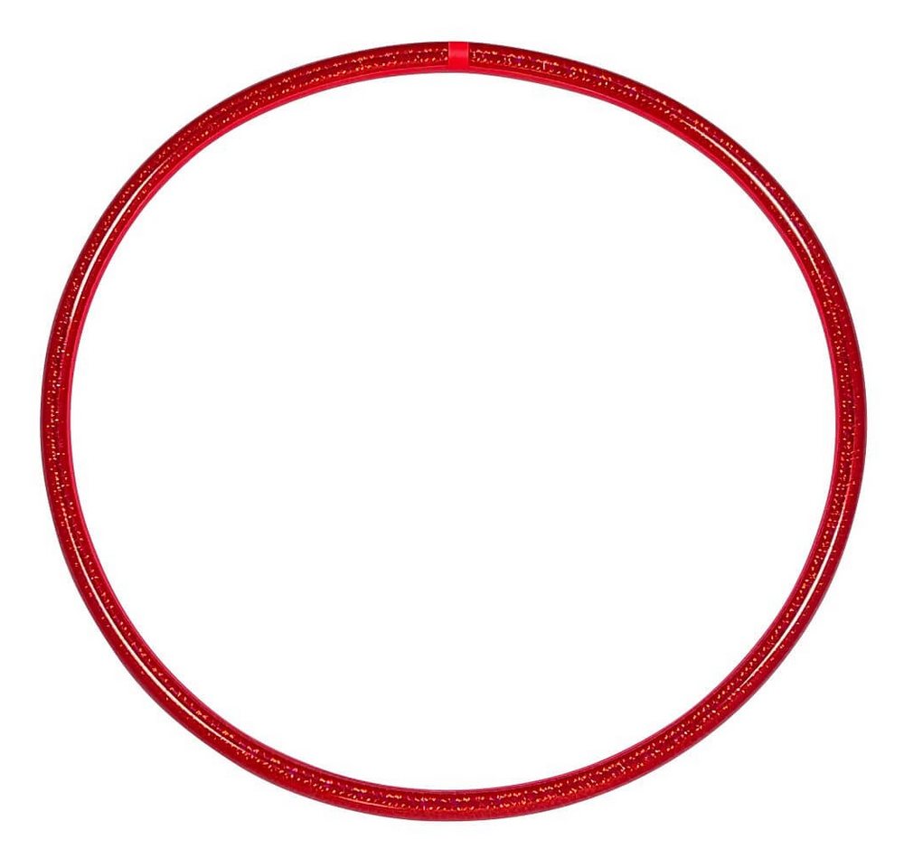 Hoopomania Hula-Hoop-Reifen Hologramm Hula Hoop Reifen, Rot Ø100cm Hoopomania Hula-Hoop-Reifen Hologramm Hula Hoop Reifen, Rot Ø100cm von Hoopomania