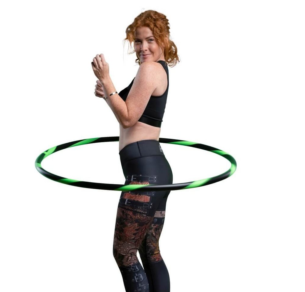 Hoopomania Hula-Hoop-Reifen Hula Hoop Reifen für Anfänger Ø100cm Hell-Grün von Hoopomania