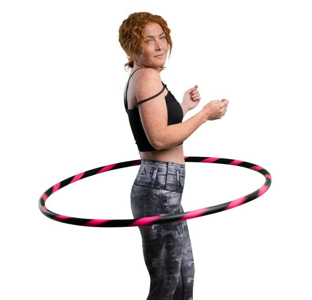 Hoopomania Hula-Hoop-Reifen Hula Hoop Reifen für Anfänger Ø95cm Pink von Hoopomania