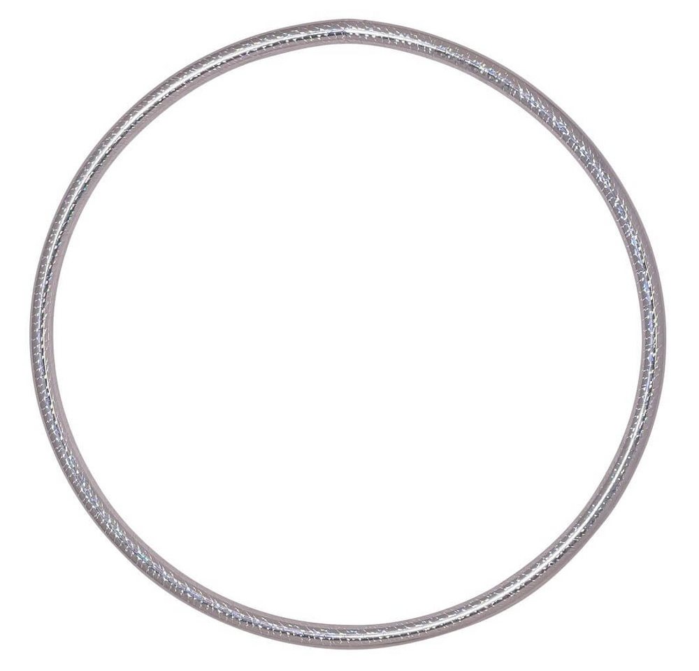 Hoopomania Hula-Hoop-Reifen Kinder Hula Hoop, Hologramm Farben, Ø 70cm Silber von Hoopomania