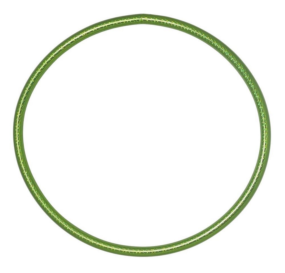 Hoopomania Hula-Hoop-Reifen Kinder Hula Hoop, Hologramm Farben, Ø 60cm Grün von Hoopomania