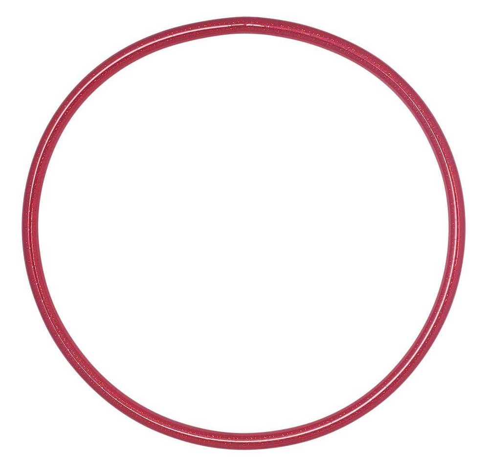 Hoopomania Hula-Hoop-Reifen Kinder Hula Hoop, Hologramm Farben, Ø 60cm Rot von Hoopomania