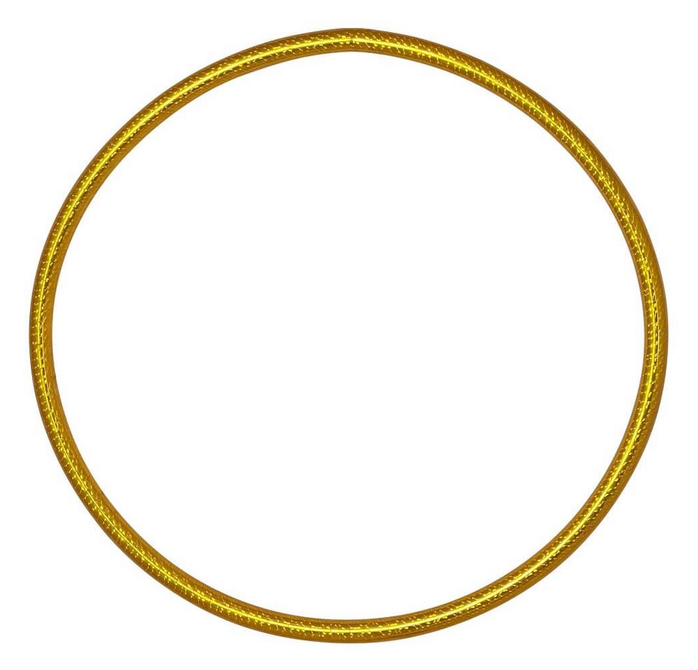 Hoopomania Hula-Hoop-Reifen Kinder Hula Hoop, Hologramm Farben, Ø 80cm Gelb von Hoopomania