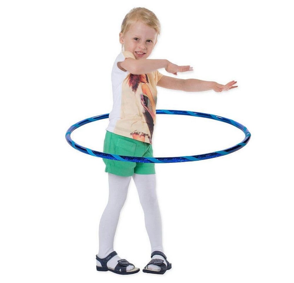 Hoopomania Hula-Hoop-Reifen Super Star Kinder Hula Hoop, Ø80cm, Blau-Blau Hoopomania Hula-Hoop-Reifen Super Star Kinder Hula Hoop, Ø80cm, Blau-Blau von Hoopomania