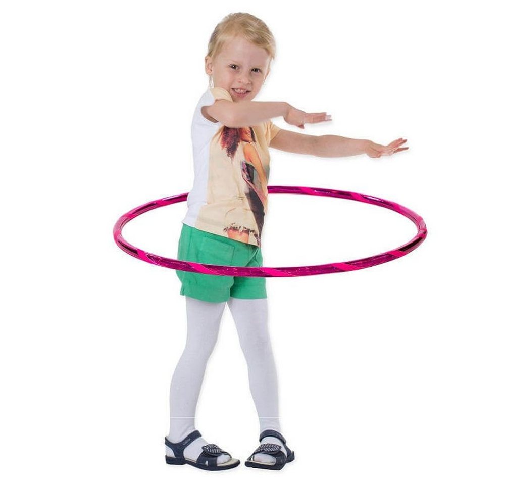 Hoopomania Hula-Hoop-Reifen Super Star Kinder Hula Hoop, Ø80cm, Pink-Pink Hoopomania Hula-Hoop-Reifen Super Star Kinder Hula Hoop, Ø80cm, Pink-Pink von Hoopomania