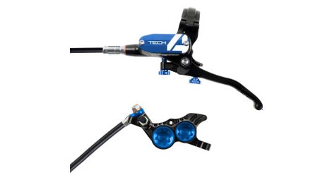 hope tech 4 v4 disc break vorne schwarz blauer standardschlauch hope tech 4 v4 disc break vorne schwarz blauer standardschlauch von Hope