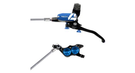 hope tech4 e4 disc break ruckseite schwarz blauer geflochtener schlauch hope tech4 e4 disc break ruckseite schwarz blauer geflochtener schlauch von Hope