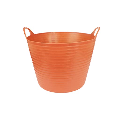 Futtereimer für Pferde von Horka, mit Griffen, aus Plastik, Orange Futtereimer für Pferde von Horka, mit Griffen, aus Plastik, Orange von Horka