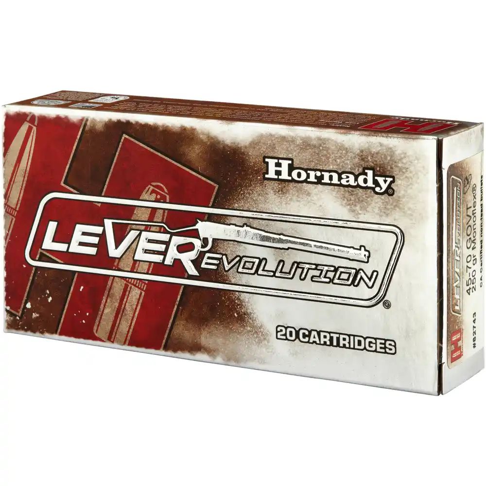Hornady .45-70 Gov. FTX LEVERevolution 325grs, 20 Schuss Hornady .45-70 Gov. FTX LEVERevolution 325grs, 20 Schuss von Hornady