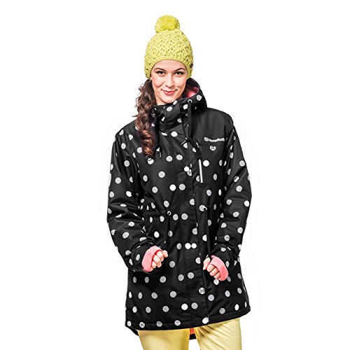 Horsefeathers Damen Sondra Jacke, Black Dots, XS EU von Horsefeathers