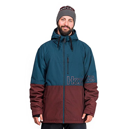 Horsefeathers Herren Cline Jacke, türkis weinrot, XL EU Horsefeathers Herren Cline Jacke, türkis weinrot, XL EU von Horsefeathers
