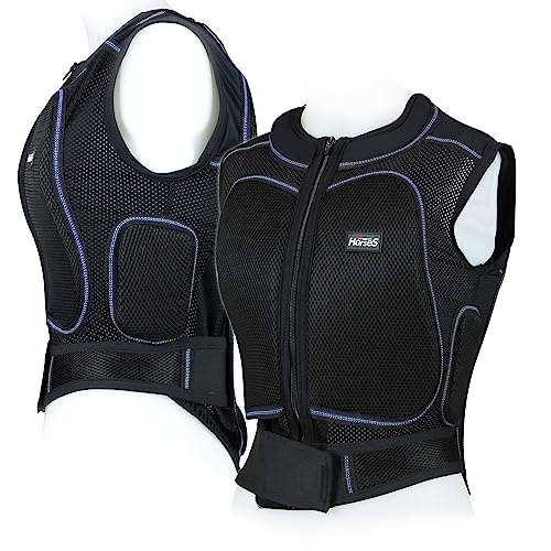 Horses Schutzbody Unisex New Schwarz S, Schutzweste für Ritter und Amazonen, technisches Gewebe mit Einsätzen, elastisch, passt sich den Körperformen an Horses Schutzbody Unisex New Schwarz S, Schutzweste für Ritter und Amazonen, technisches Gewebe mit Einsätzen, elastisch, passt sich den Körperformen an von Horses