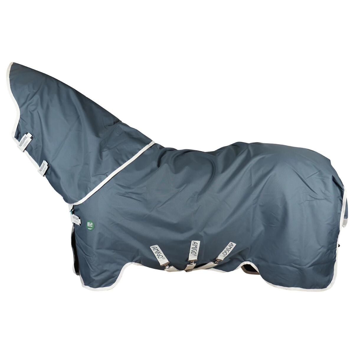 Decke Amigo AmEco 12 Plus Turnout 0gr Horseware Dunkelgrau von Horseware