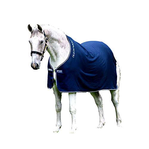 Horseware Amigo Bravo 12 Lite Disc 0g Regendecke Navy/Navy & White (125) von Horseware