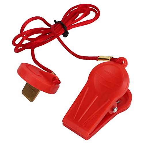 Hosi 2pcs Laufmaschine Sicherheit Schalter Starker Clip Laufband Schlüssel Mit Rot Magnet ABS Für Übung von Hosi