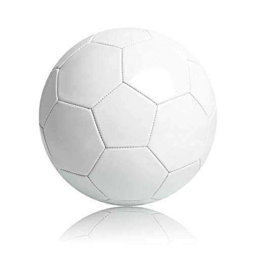 We Print Balls Fußball ohne Marke, unbedruckt, Größe 5, 32 Panel, Weiß von Hot Shot Tools