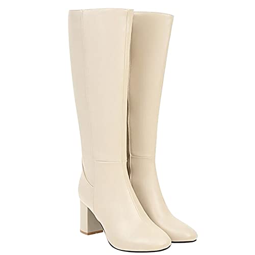 Hotberry Damen Stiefeletten Warme Lange Stiefel Hohe Stiefel Boots Elegante Sexy Runde Zehe Plattformen High Heel Stiefel Frauen Herbst Winter Reißverschluss PU Lederstiefel Stiefel Schuhe Hotberry Damen Stiefeletten Warme Lange Stiefel Hohe Stiefel Boots Elegante Sexy Runde Zehe Plattformen High Heel Stiefel Frauen Herbst Winter Reißverschluss PU Lederstiefel Stiefel Schuhe von Hotberry