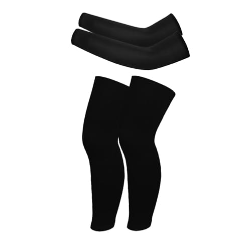 Hotfiary 2 Paare Kinder Jugend Kompression Arm Ärmel und Bein Ärmel Set für Basketball Fußball, UV-Sonnenschutz Kühlung Outdoor Sport atmungsaktiv, EIS Ärmel für Jugend Jungen Mädchen 4-14 Jahre Hotfiary 2 Paare Kinder Jugend Kompression Arm Ärmel und Bein Ärmel Set für Basketball Fußball, UV-Sonnenschutz Kühlung Outdoor Sport atmungsaktiv, EIS Ärmel für Jugend Jungen Mädchen 4-14 Jahre von Hotfiary
