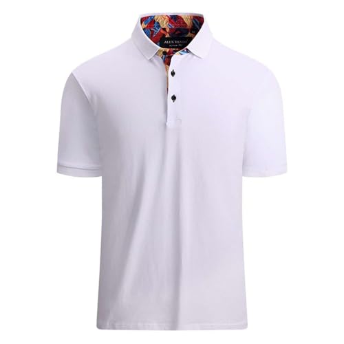 Hotfiary Herren Golf Poloshirt, schnell trocknend Feuchtigkeitstransport Kurzarm aktive Polos, Laufen Workout Fitnessstudio Sport Polos T Shirt, Regular Fit Casual Fashion Polos Top für Männer Arbei von Hotfiary