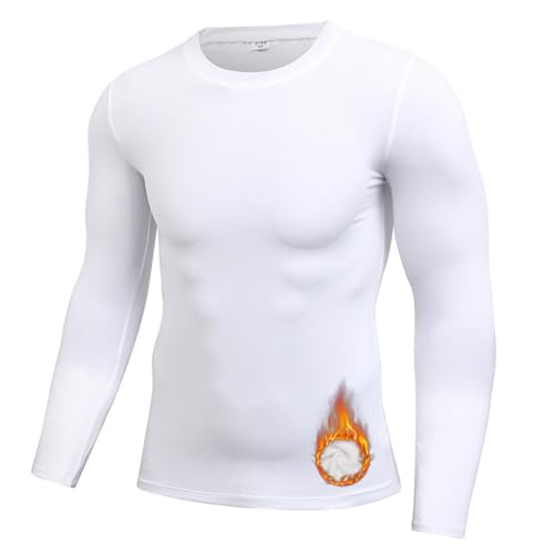 Hotfiary Herren Thermo Langarm Tops, Fleece gefüttert Themal Compression Shirt, Warme Unterwäsche Base Layer für den Winter, Kaltes Wetter Athletic Sports Undershirt für Skifahren Wandern Laufen Hotfiary Herren Thermo Langarm Tops, Fleece gefüttert Themal Compression Shirt, Warme Unterwäsche Base Layer für den Winter, Kaltes Wetter Athletic Sports Undershirt für Skifahren Wandern Laufen von Hotfiary