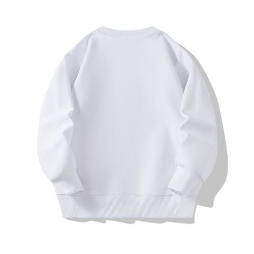 Hotfiary Jungen und Mädchen Dünne Sweatshirts Kleinkind Rundhalsausschnitt Pullover Crew Sweatshirt Kinder Casual Frühling Herbst Tops für 2-9T von Hotfiary