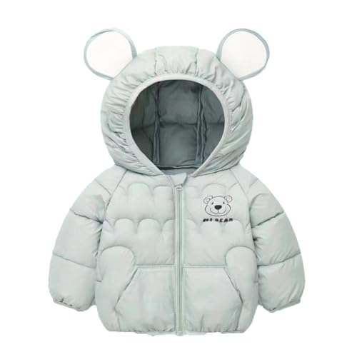 Hotfiary Kinder Junge Dowm Jacken Kleinkind Einzigartige Warme Jacke Baby Winter Cartoon Puffer Jacke Kinder Niedliche Oberbekleidung Unisex Kapuze Gepolsterte Outfits Thermokleidung für 2-7T von Hotfiary