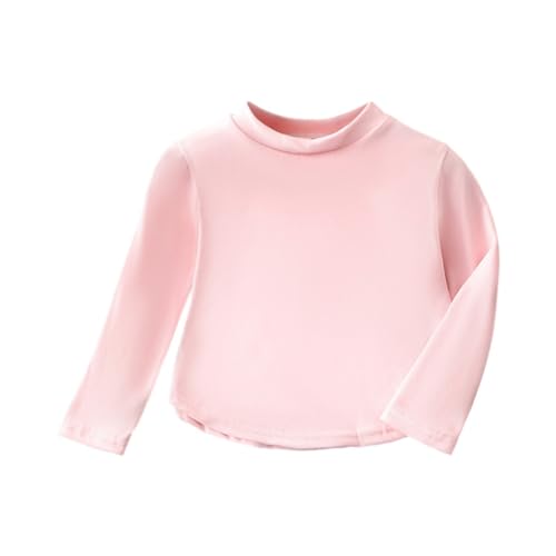 Hotfiary Kinder Mädchen Jungen Langarm Tops Kleinkind Basic Layering T-Shirt Rundhalsausschnitt Weiche T-Shirts Kinder Lockeres Unterhemd für 2-8T von Hotfiary