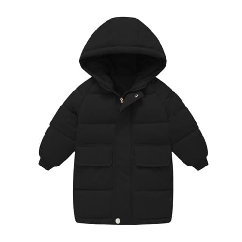 Hotfiary Kinder Oberbekleidung und Mäntel Kleinkinder Daunenjacken Mädchen Jungen Gepolsterte Kleidung Lange Warme Winddichte Winteroutfits 3-12J von Hotfiary