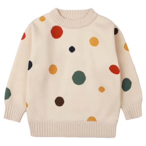 Hotfiary Kinder Pullover für Mädchen Junge Pullover Sweatshirt Kleinkind Warm Futter Top Langarm Hemden, Herbst Winter Kleidung 2-10T von Hotfiary