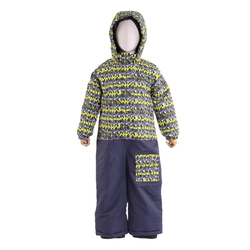 Hotfiary Kinder Schneeanzüge für Skigebiet Kleinkind wasserdichte Overalls Isolierte Winter Overalls Skianzug für Mädchen Jungen 9M-7T von Hotfiary