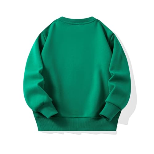 Hotfiary Mädchen Sweatershirt Kleinkind Einfarbig Pullover Kinder Jungen Langarm Baumwollhemden Weiche Tunika Tops mit gepolsterter Warmer Herbstkleidung 2-9T von Hotfiary