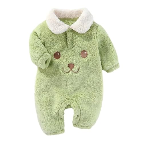 Hotfiary Neugeborene Mädchen Jungen Jumpsuits Baby Warm Playsuit Einteilige Strampler Niedliches Säugling Langes Set Baumwolle Outfit für Kinder 0-12M von Hotfiary