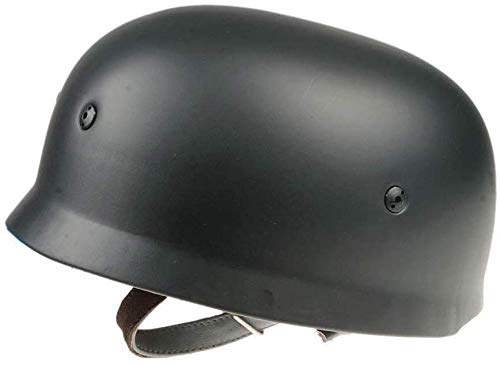 Hotour WWII Deutscher Fallschirmjäger Elite Army M35 M38 M1935 Stahlhelm mit Lederfutter & Kinnriemen Fallschirmjäger Allroundhelme von Hotour