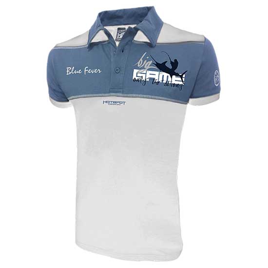 Hotspot Design Big Game 2.1 Short Sleeve Polo Weiß,Blau L Mann Hotspot Design Big Game 2.1 Short Sleeve Polo Weiß,Blau L Mann von Hotspot Design