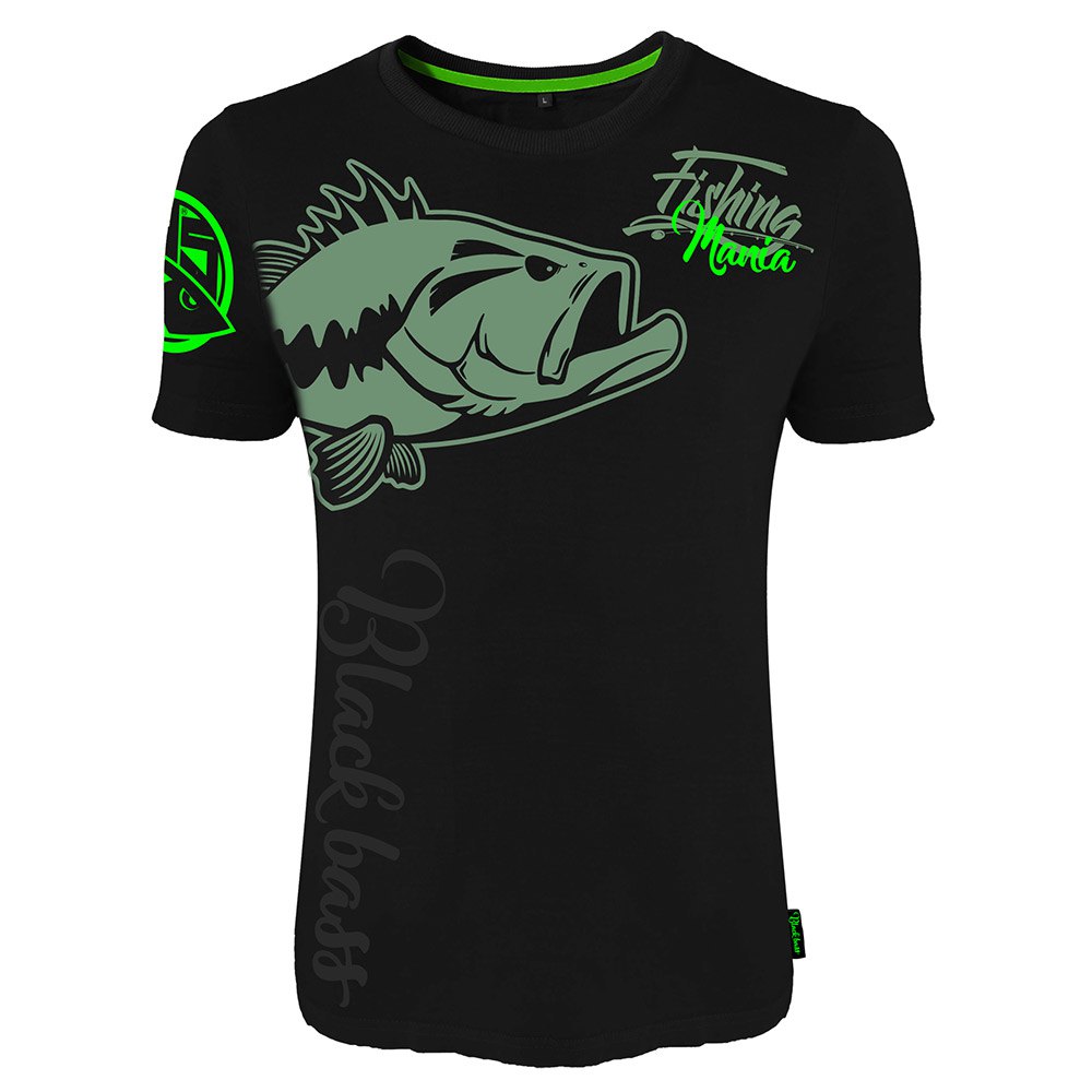 Hotspot Design Black Bass Mania Short Sleeve T-shirt Schwarz 2XL Mann Hotspot Design Black Bass Mania Short Sleeve T-shirt Schwarz 2XL Mann von Hotspot Design