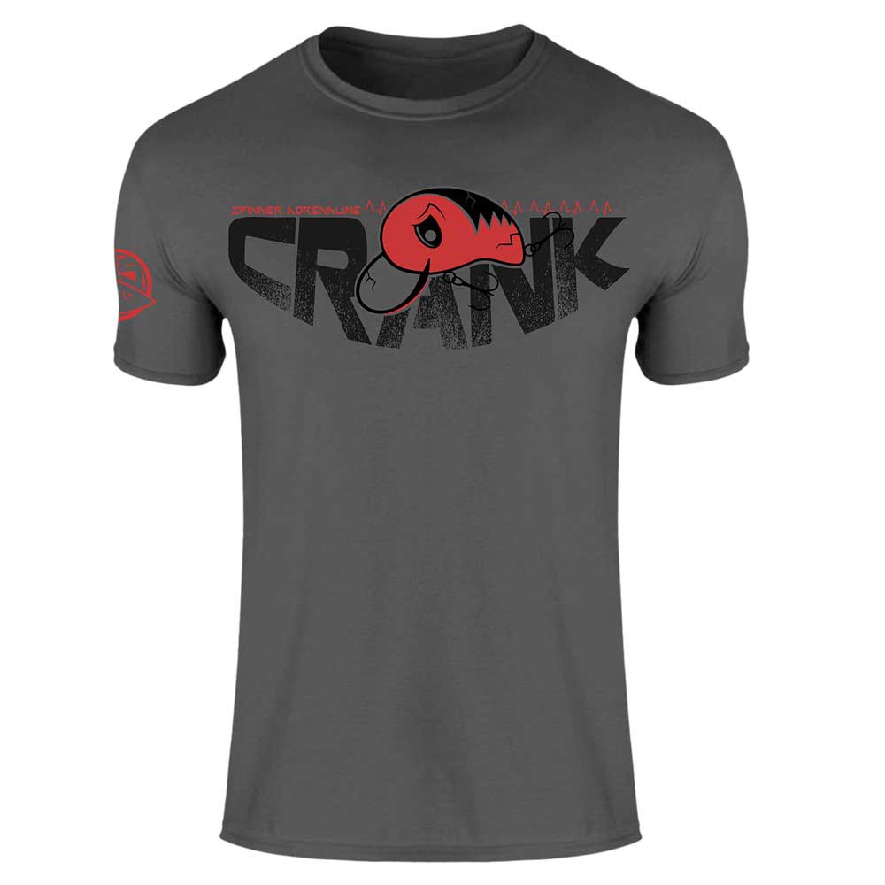 Hotspot Design Crank Short Sleeve T-shirt Grau XL Mann von Hotspot Design