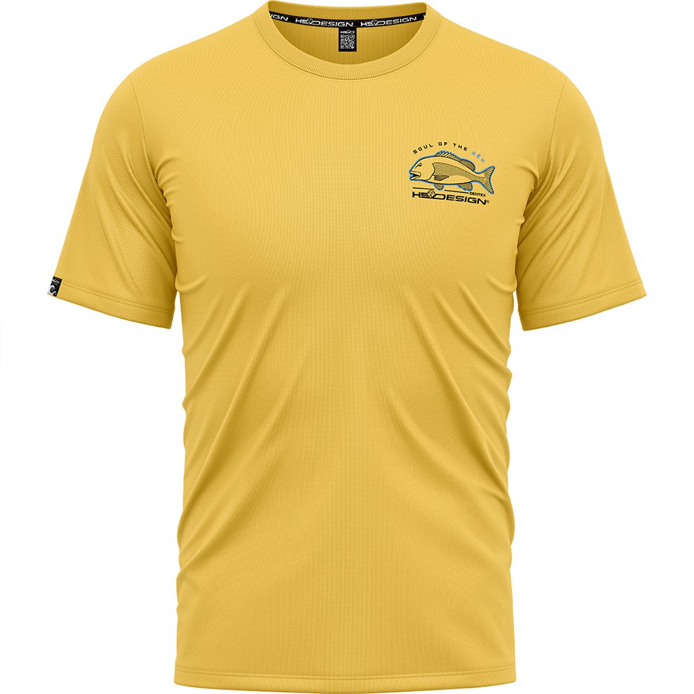 Hotspot Design Dentex Short Sleeve T-shirt Gelb 3XL Mann von Hotspot Design