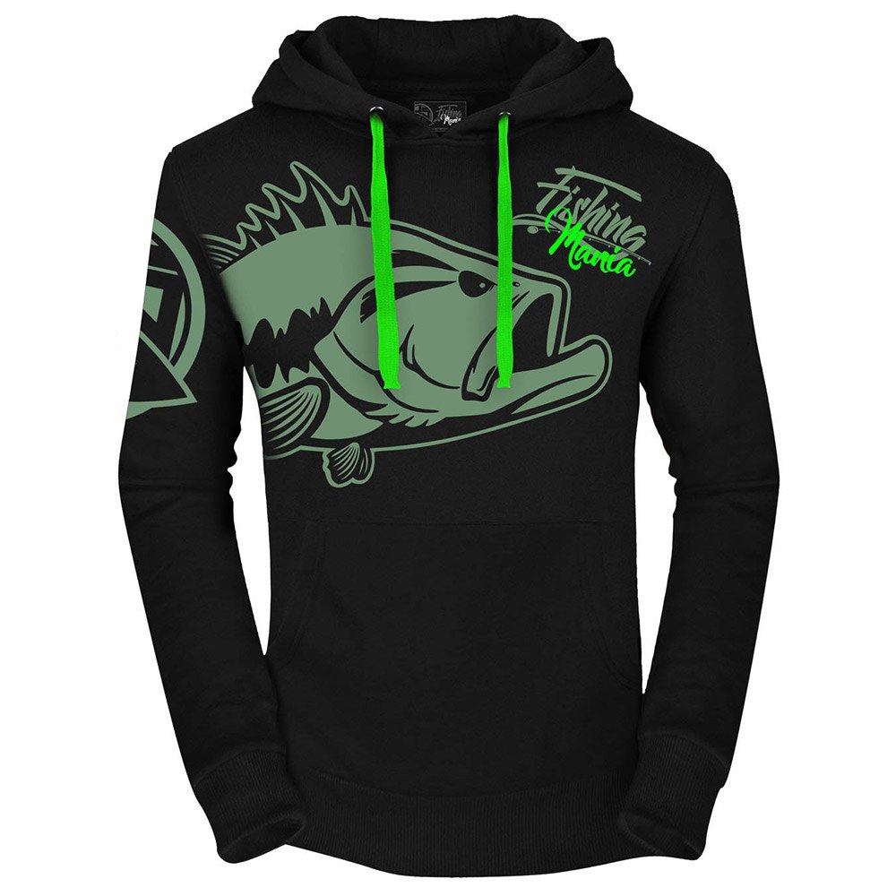 Hotspot Design Fishing Mania Bass Sweatshirt Schwarz L Mann Hotspot Design Fishing Mania Bass Sweatshirt Schwarz L Mann von Hotspot Design