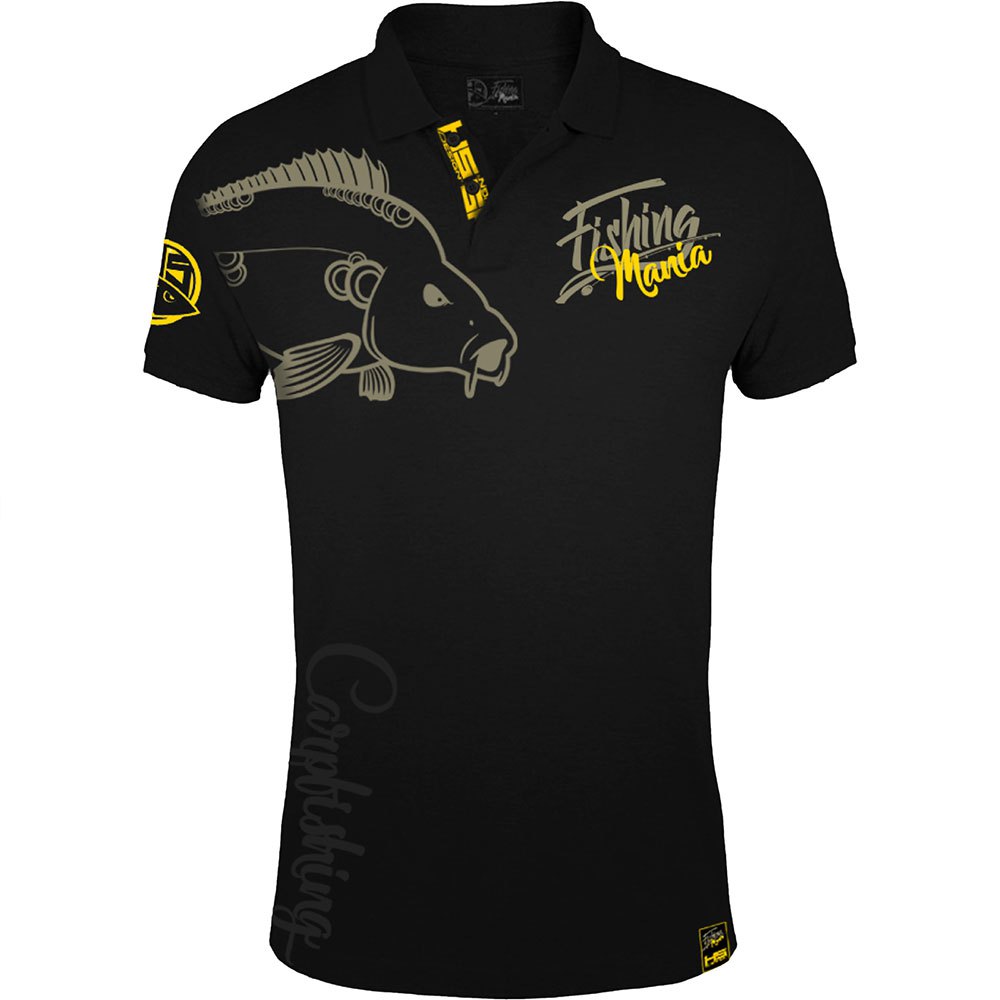 Hotspot Design Fishing Mania Carpfishing Short Sleeve Polo Schwarz L Mann Hotspot Design Fishing Mania Carpfishing Short Sleeve Polo Schwarz L Mann von Hotspot Design