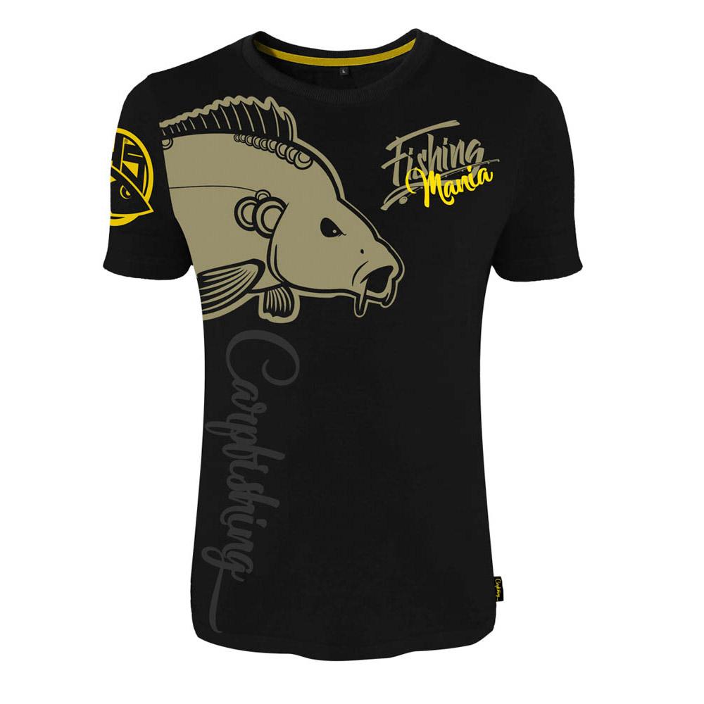 Hotspot Design Fishing Mania Carpfishing Short Sleeve T-shirt Schwarz 3XL Mann von Hotspot Design