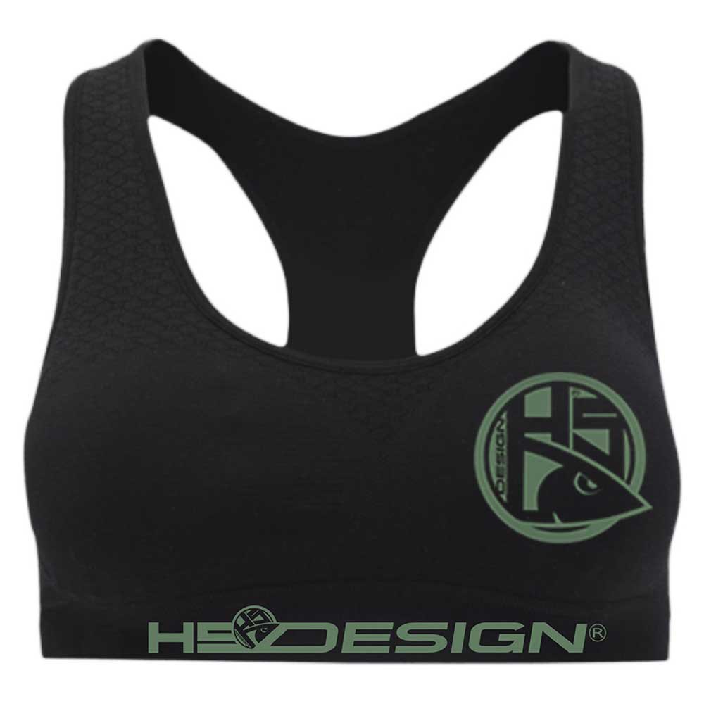 Hotspot Design Logo Sports Bra Schwarz M Frau von Hotspot Design