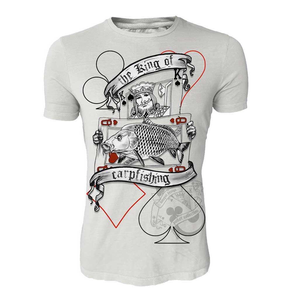 Hotspot Design The King Of Carpfishing Short Sleeve T-shirt Grau XL Mann Hotspot Design The King Of Carpfishing Short Sleeve T-shirt Grau XL Mann von Hotspot Design