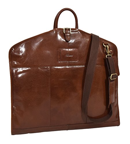 House of Leather Luxus Leder Anzugträger Schlank Reise Kleidersack Keswich Kastanie House of Leather Luxus Leder Anzugträger Schlank Reise Kleidersack Keswich Kastanie von House of Leather