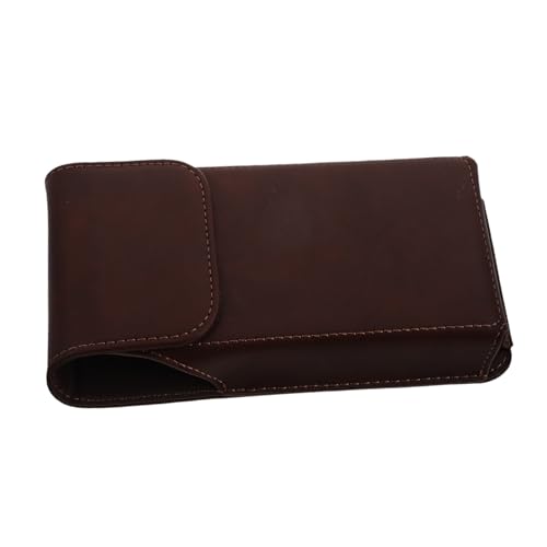 Housoutil Handytasche Gürtel Handy Geldbörse Hülle Gürtelhalter Handy Ledertasche Handytasche Gürtelgeldbörse Brown Pu von Housoutil