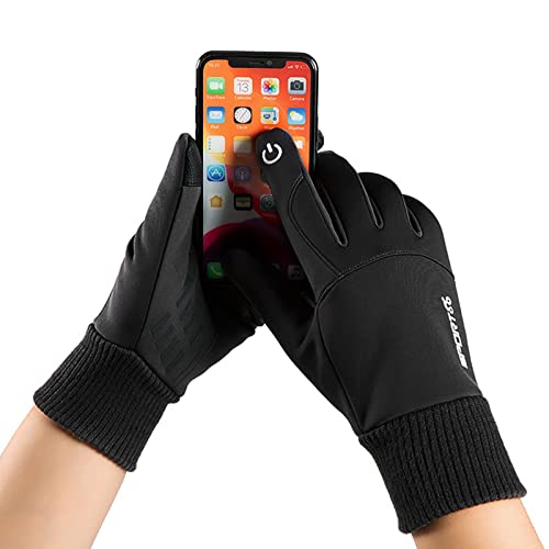 Houssem Ski-Winterhandschuhe, kaltes Wetter, wasserdicht, weich und bequem, Winter-Schneehandschuhe für Ihre Familie, Männer und Frauen, Touchscreen-Handschuhe von Houssem