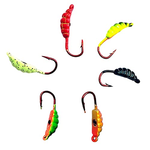 Angelköder Set Eisangeln Jigs Fisch Angelegenheit Metall Angelköder Scharfen Fischhaken Meer Spinner Angeln Zubehör Mit Single Haken Für Forelle Bass 6 Stücke Angelköder Set Eisangeln Jigs Fisch Angelegenheit Metall Angelköder Scharfen Fischhaken Meer Spinner Angeln Zubehör Mit Single Haken Für Forelle Bass 6 Stücke von HoveeLuty